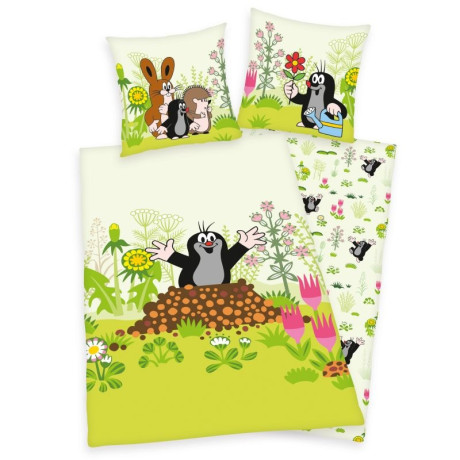 Povlečení Krteček Bavlna, 135x200, 80x80 cm