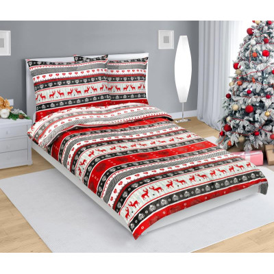 Povlečení MIKROFLANEL- norský vzor 140x200, 70x90 cm