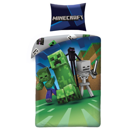 Povlečení Minecraft Monsters, 140x200, 70x90 cm