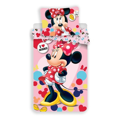 Povlečení Minnie pink 02 micro 140x200, 70x90 cm