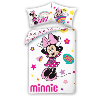 Povlečení Minnie Smile 140x200 cm, 70x90 cm
