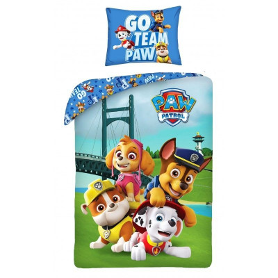 Povlečení Paw Patrol Team Bavlna, 140x200, 70x90 cm