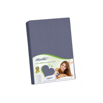 Prostěradlo jersey 90x200 - tmavě šedá