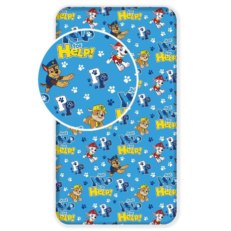 Prostěradlo Paw Patrol Help PP137 90x200 cm