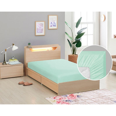 Prostěradlo plátěné 90x200 cm - mentol