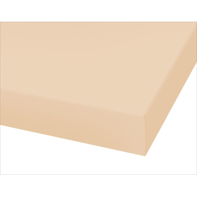 Prostěradlo saténové 90x200 cm- béžová