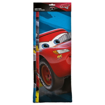 Sada 3 ks dětských ručníků Cars micro Polyester, 30x40 cm