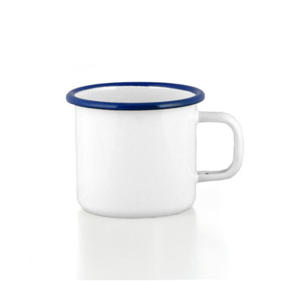 Smaltovaný hrnek s modrou linkou - 0,25L