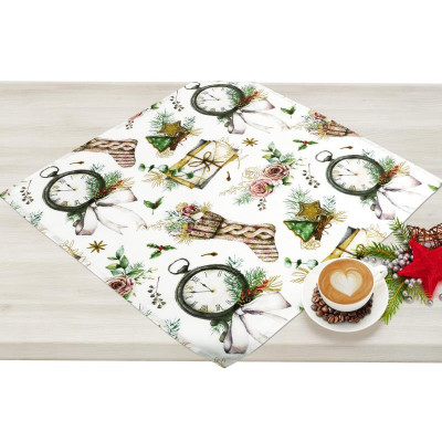 Ubrus VÁNOCE - vánoční čas 50x50 cm