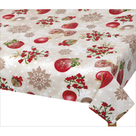 Ubrus VÁNOCE - vánoční jmelí 70x70 cm
