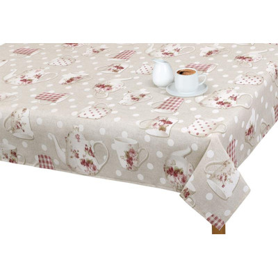 Ubrus EMA - hrnek s konvičkou 120x140 cm