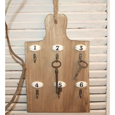 Věšák na klíče - 21x4x45 cm